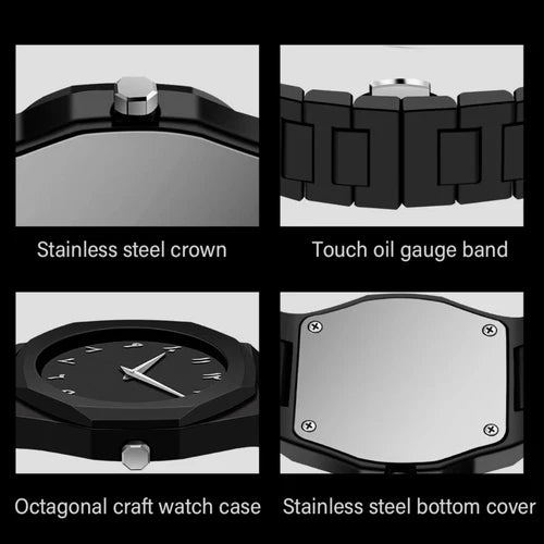 Black Arabic Aura Watch
